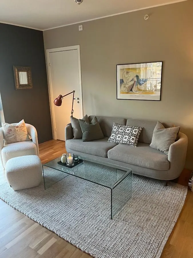 Modern Apartment - Amazing Terrace And Fjord View, Close To City Center 卑爾根 0*,  挪威