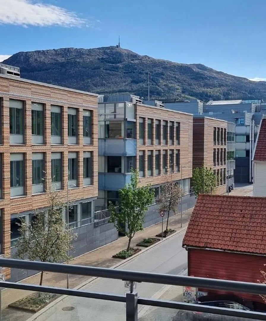Modern Apartment - Amazing Terrace And Fjord View, Close To City Center 卑爾根